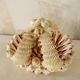70s Shell Decorative Basket.