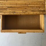 Vintage bamboo sideboard, Italy 1970