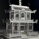 Asian style birdcage wood