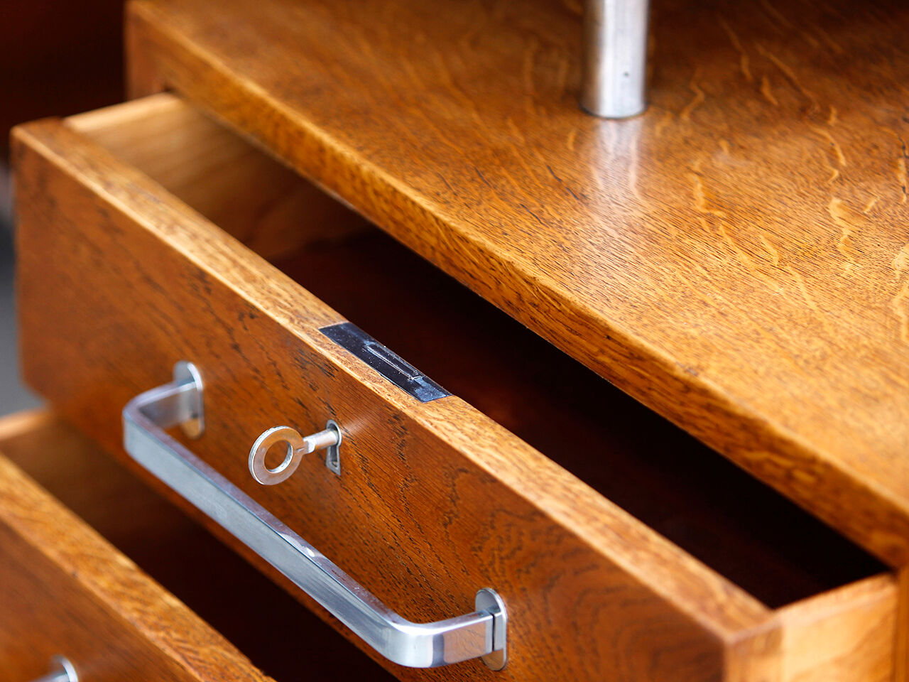 Large Freestanding Functionalist Desk, Jiri Kroha, 1930s