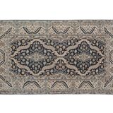 Handknotted Indigo Turkish Oushak Rug with Medallion 3'1" X 5'4"