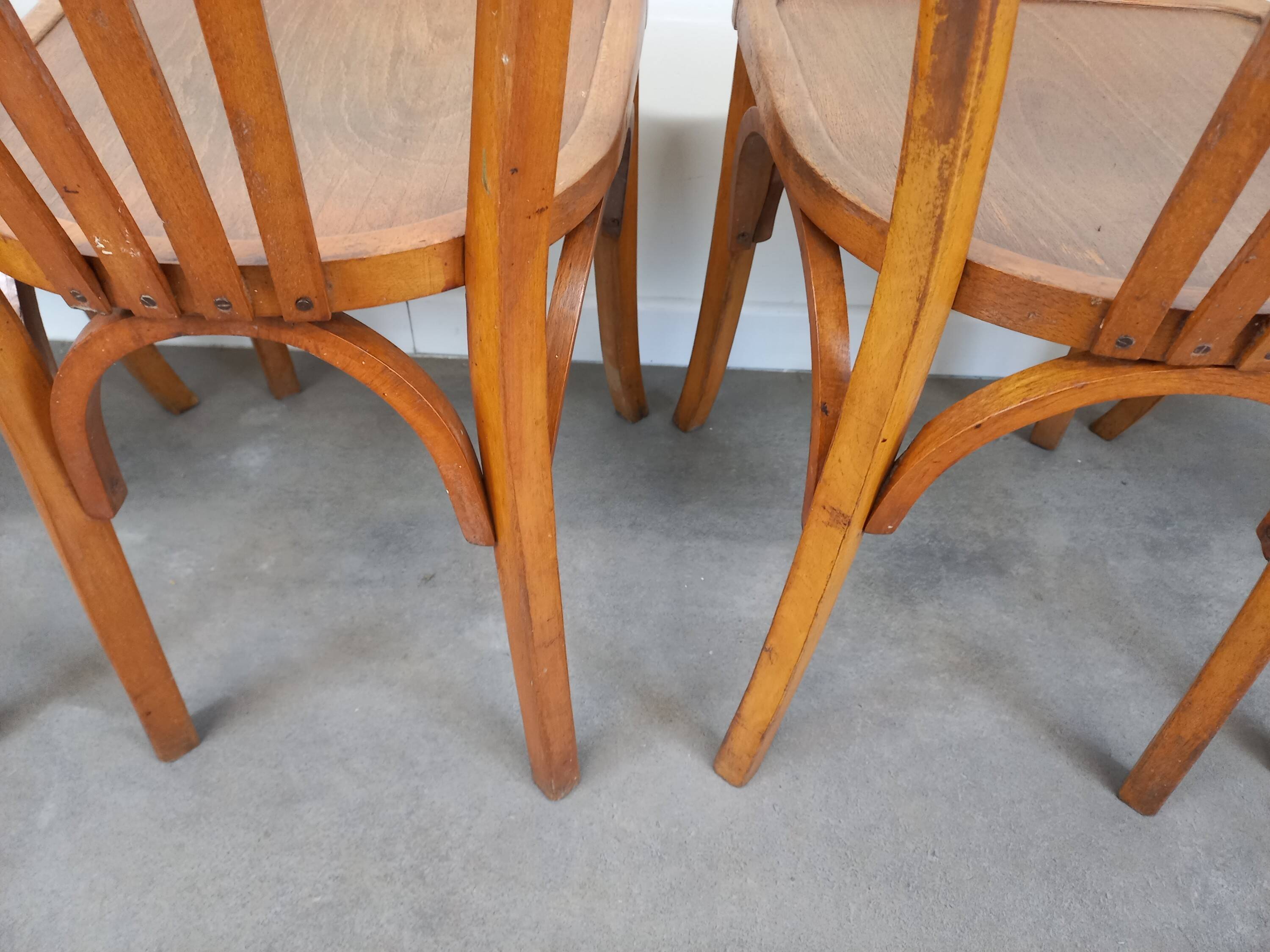 Chaises bistrot Luterma, set de 4