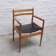Rare armchair in oak by Jos De Mey for Van Den Berghe-Pauvers, 1960s