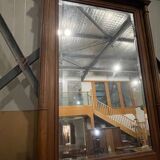 Miroir biseauté de style Henri ii en noyer renaissance fin XIX