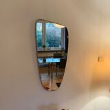 1960s asymmetrical mirror 35x78cm
