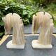 Pair of onyx bookends horse 1960s Italy vintage