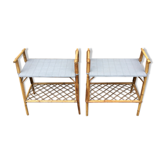 Rattan nightstands payroll