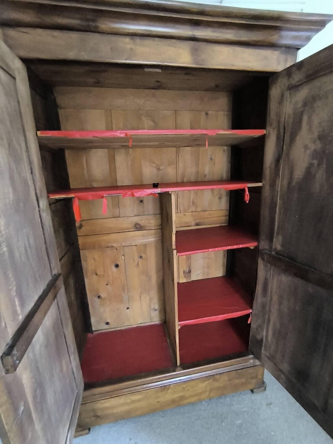 Louis Philippe oak wardrobe