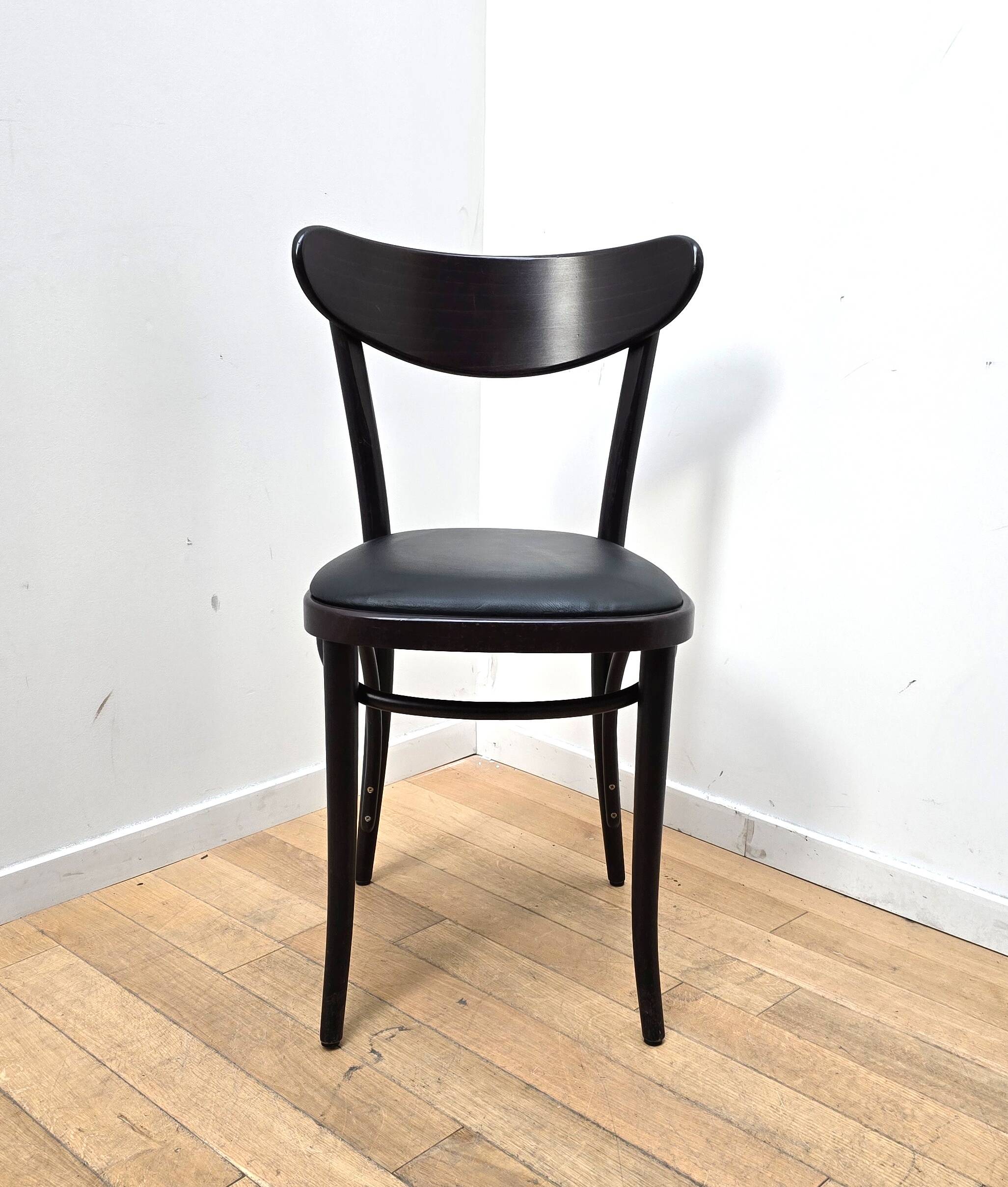 Set of 6 Banana bistro chairs, TON