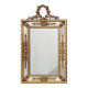 Louis XVI style gilt mirror with laurel wreath crest, Belgium, 20th century