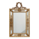 Louis XVI style gilt mirror with laurel wreath crest, Belgium, 20th century