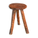 Brutalist wooden stool 60/70