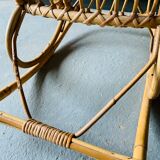 Rocking-chair en rotin enfant