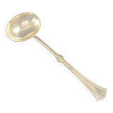 Silver-plated cream ladle signed CHRISTOFLE