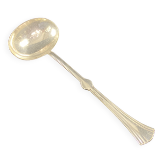 Silver-plated cream ladle signed CHRISTOFLE