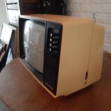 Yellow minivox vintage tv