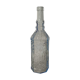Sky blue glass bottle