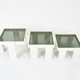 Set of 3 Nesting Tables by Gianfranco Frattini for Cassina, 1960s