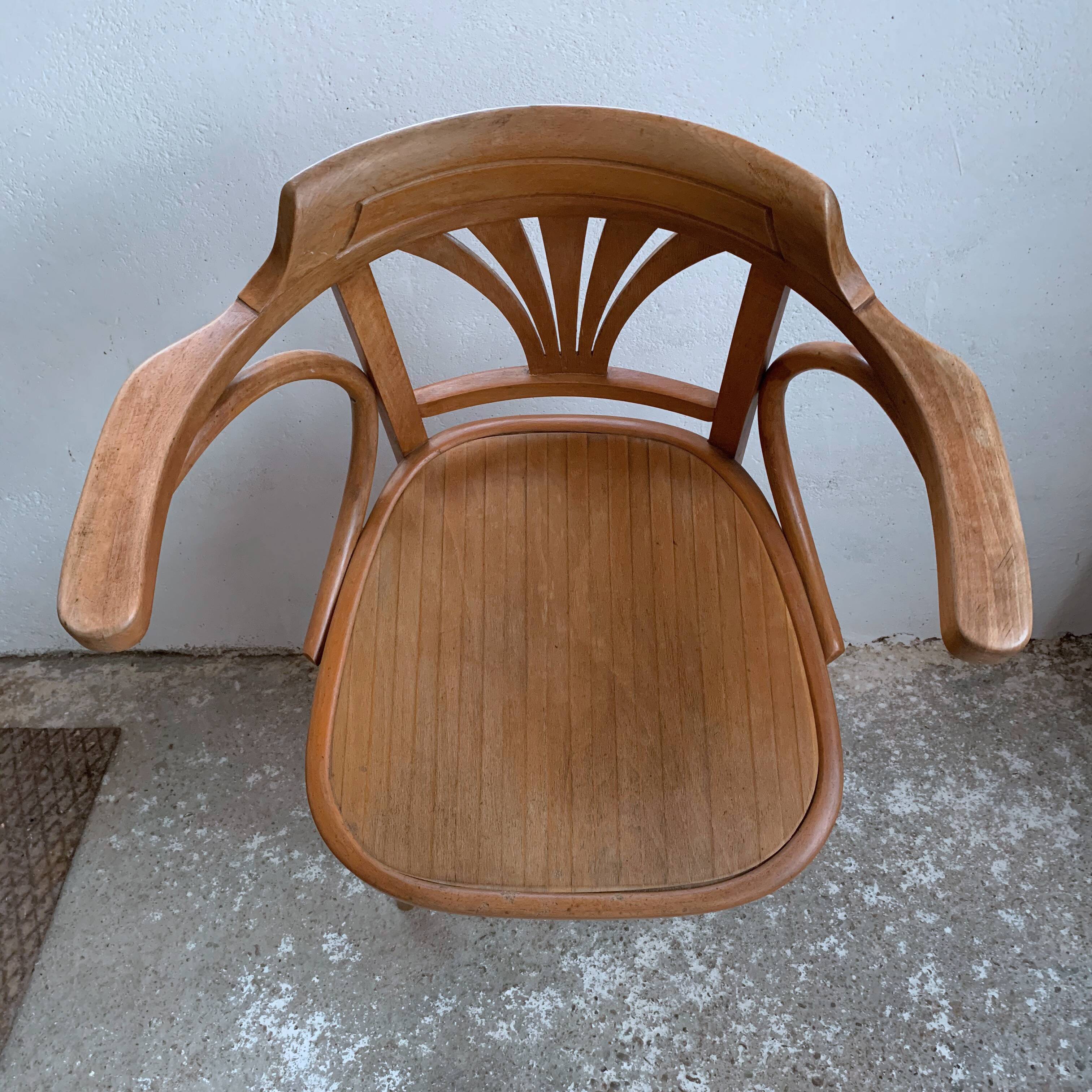 Baumann model Jugendstil office chair