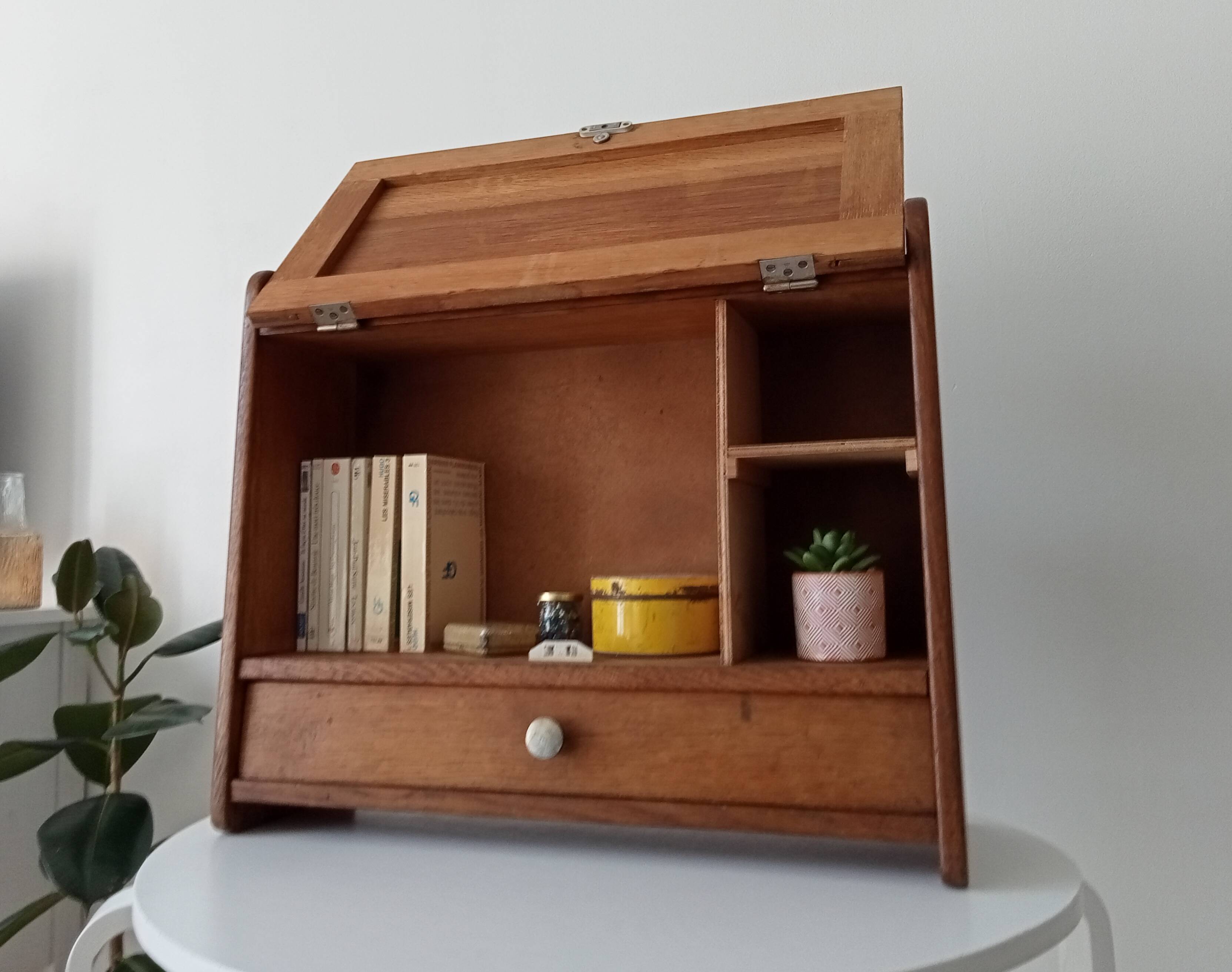 Vintage Scandinavian wall cabinet by Royal Board 60s