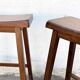 Pair of brutalist style stools