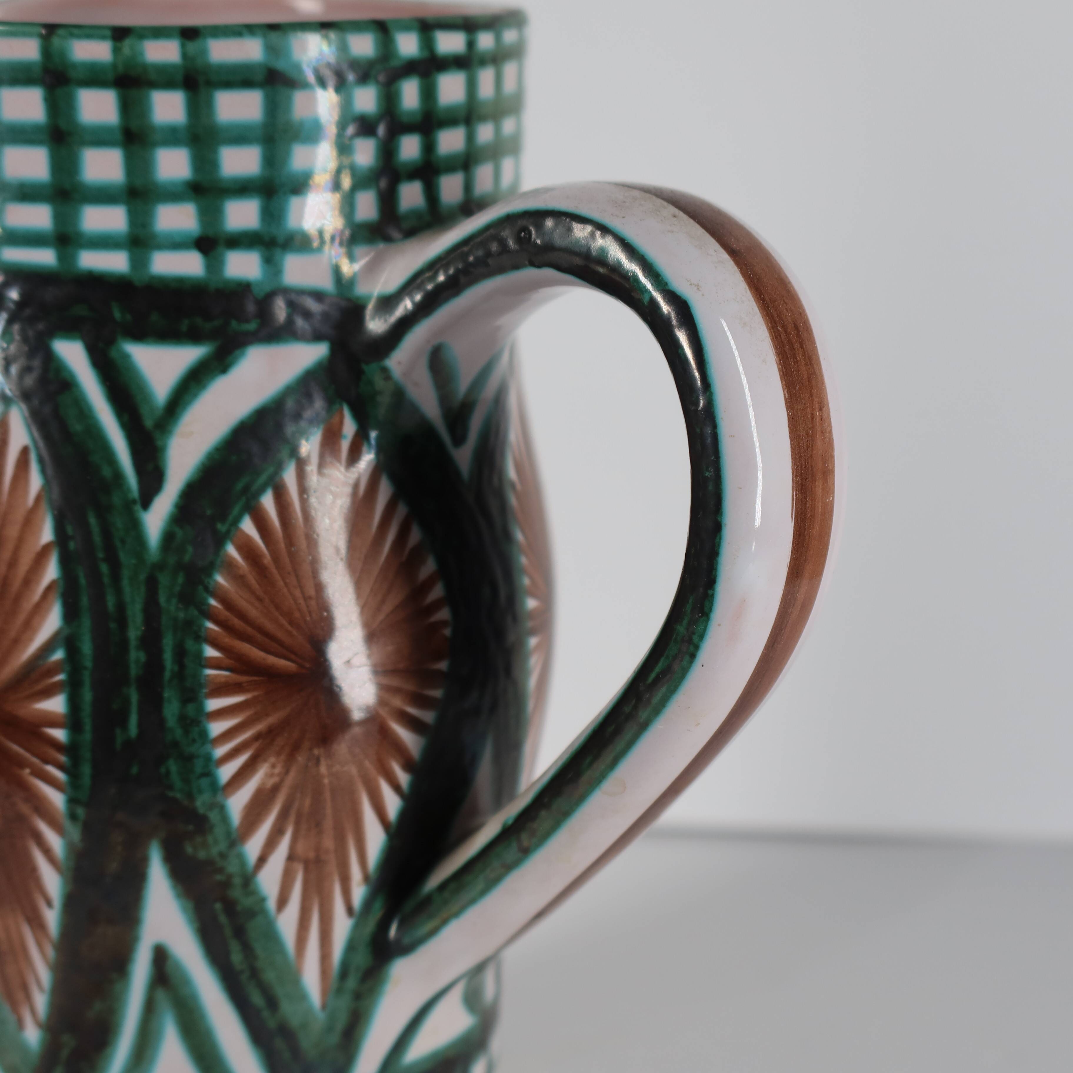 Ceramic pitcher – Robert Picault, Vallauris (1950s–60s)