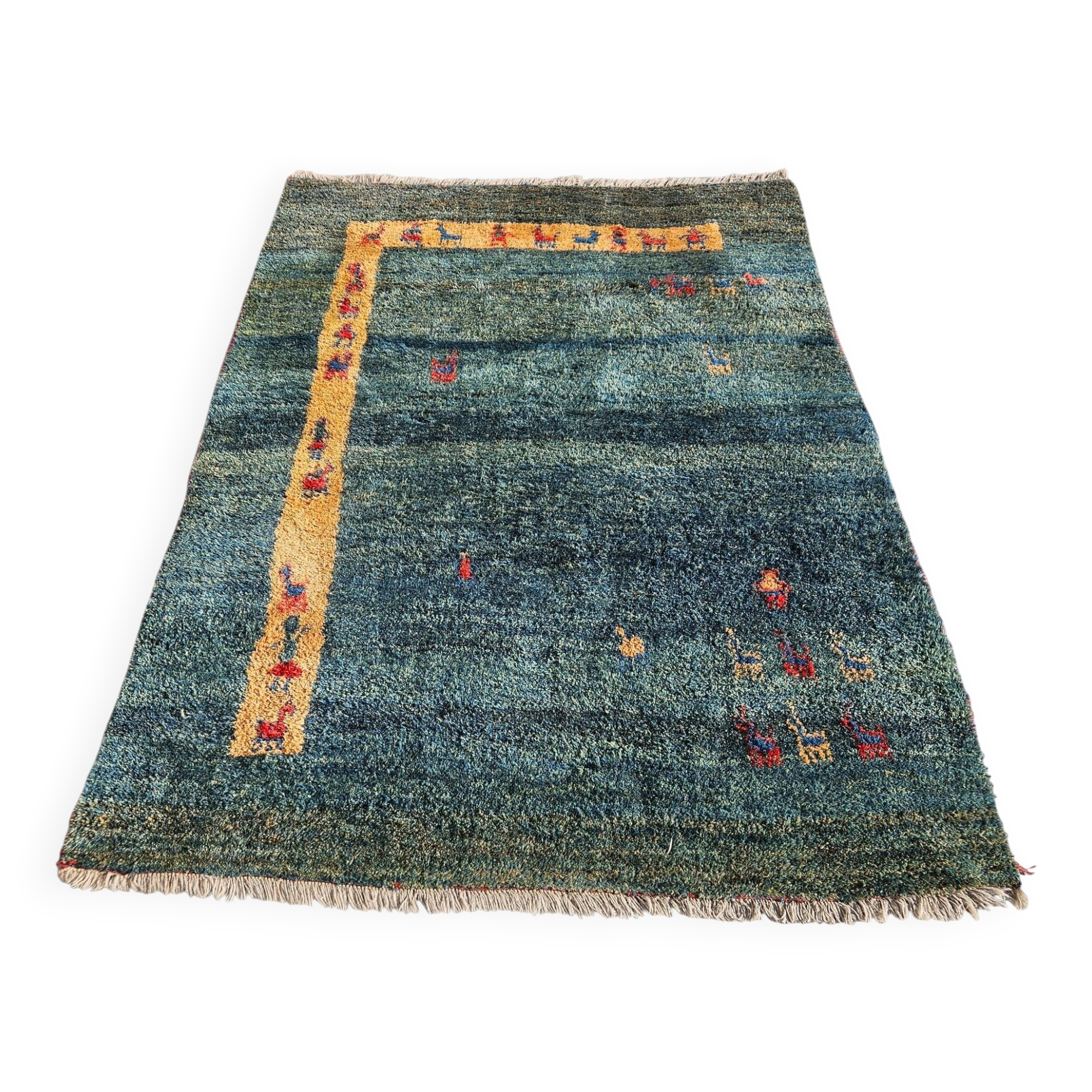 Tapis Gabbeh, Népal, laine, 290cm x 193cm