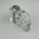 Fabio Manlio Ciocca Guzzini 70s, vintage plexiglass italian design - catchall ashtray and lighter