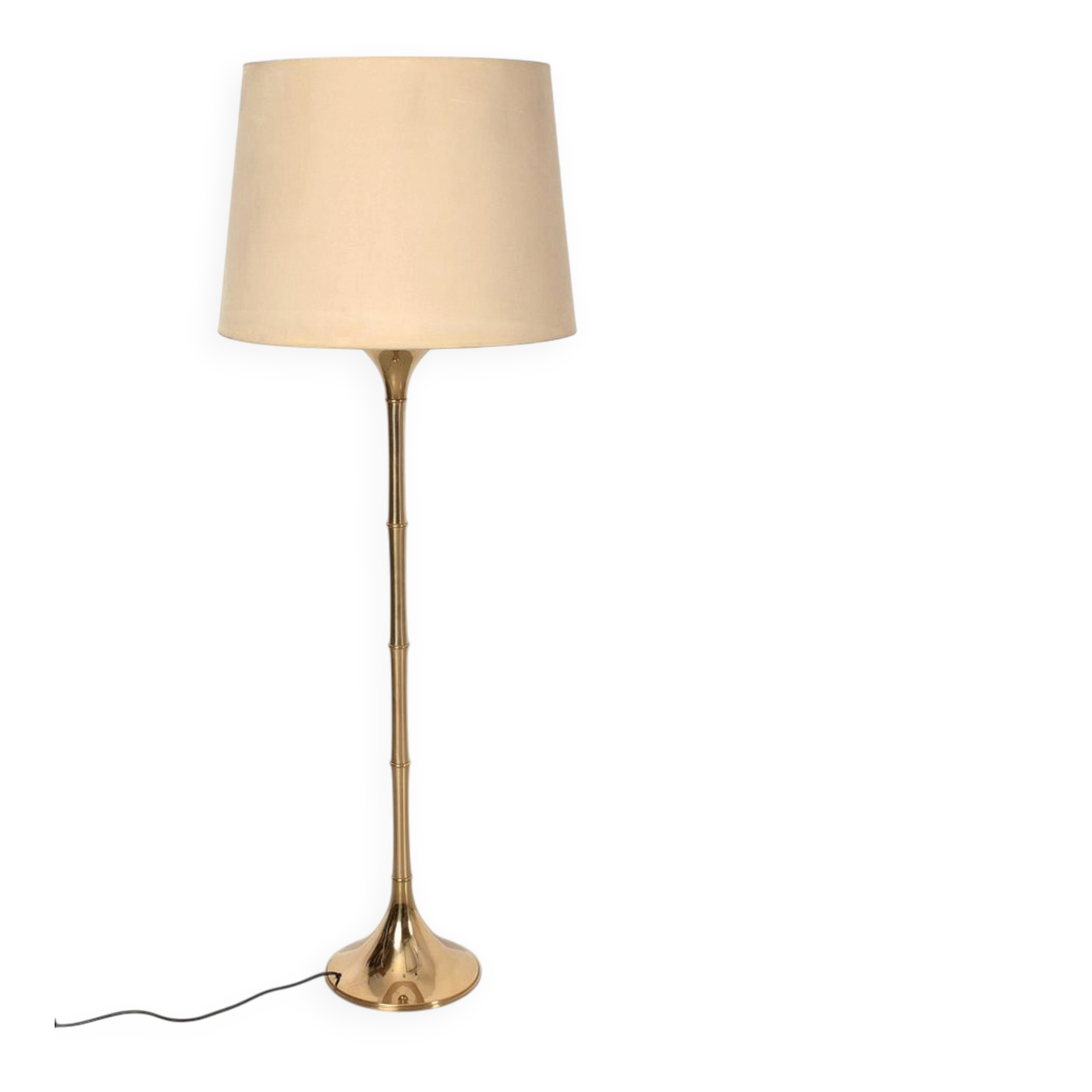 Vintage Bamboo Floor Lamp by Ingo Maurer