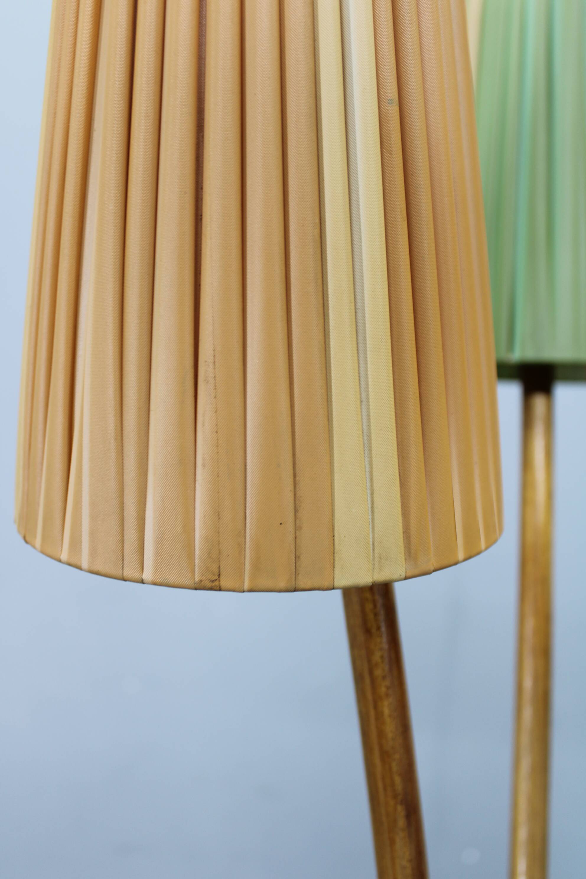 Mid-century modern floor lamp by PGH Leuchtenbau, East Germany, 1960s