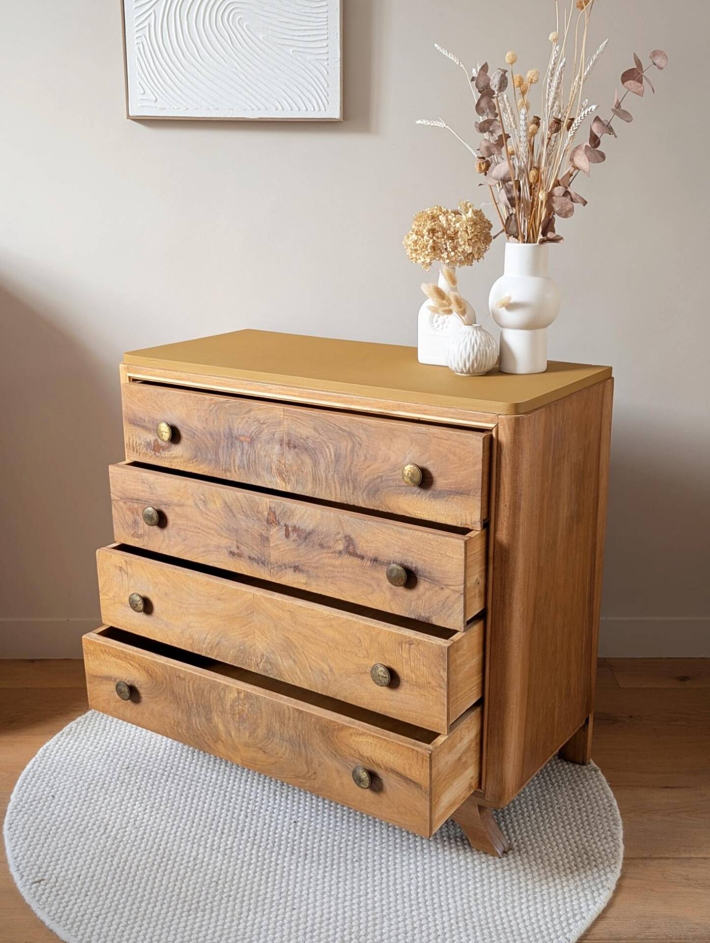 Renovated commode, late Art Deco style