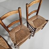 Farmhouse dining chairs, Spain 1970s