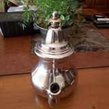 silver-plated teapot