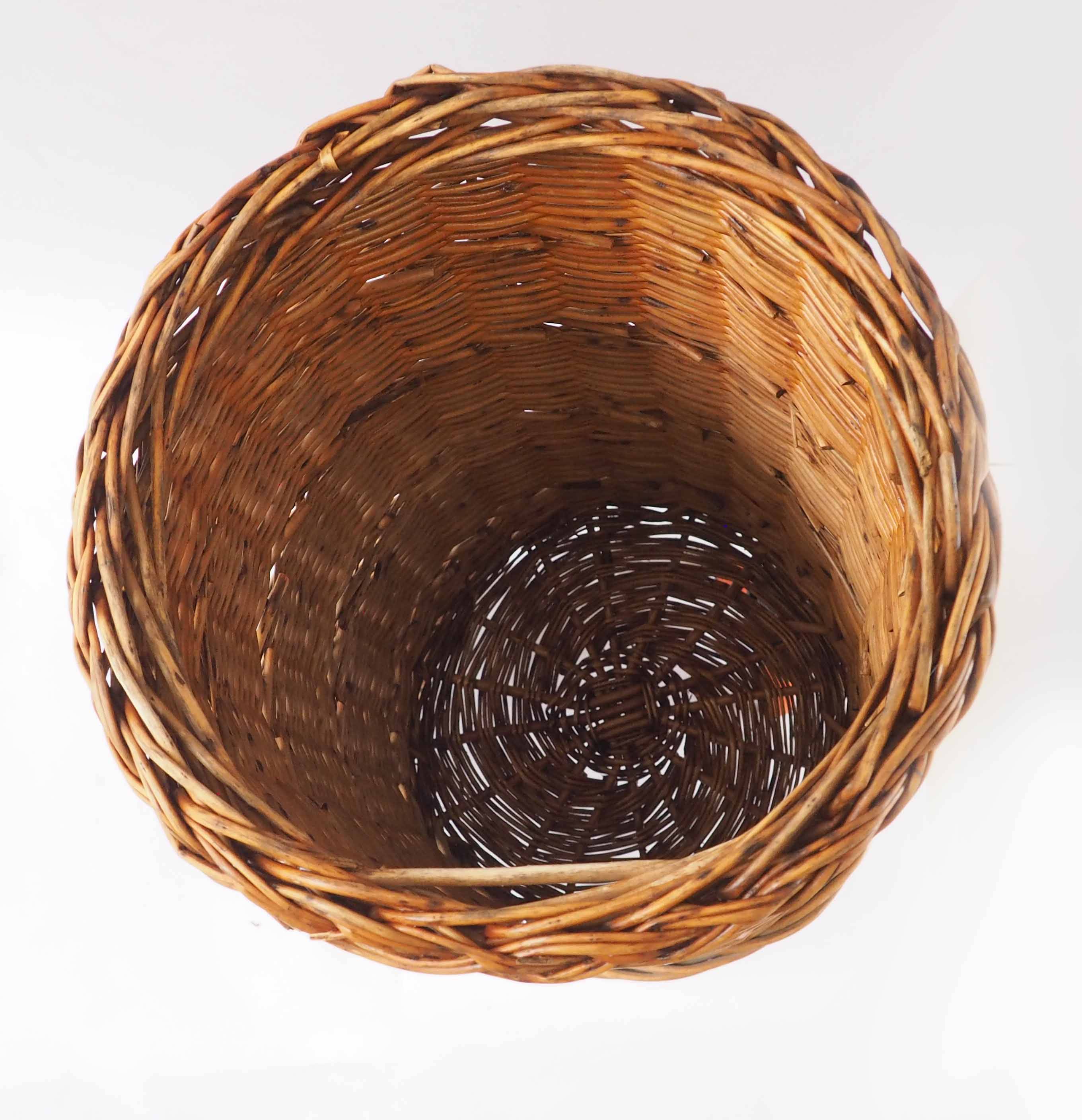 Large cylindrical basket