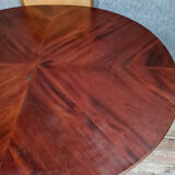 Art Deco period table with mahogany extensions around 1920