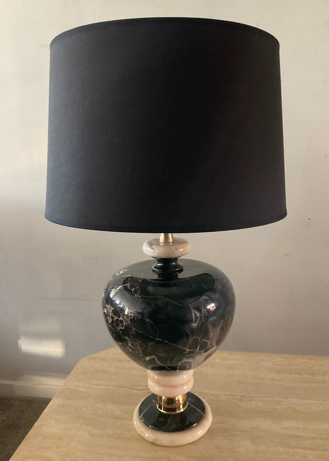 1970s marble lamp