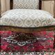 Fauteuil Voltaire du XIXème en noyer - L=68cm, P=78cm, H=1m07, H assise=40cm.