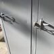 Two-door metal locker