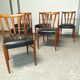 Set of 6 Scandinavian teak chairs 1960