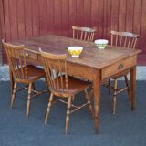 Old farmhouse table