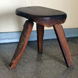 Monoxyle alpine tabouret