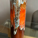 Slip glazed ceramic vase