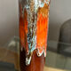 Slip glazed ceramic vase