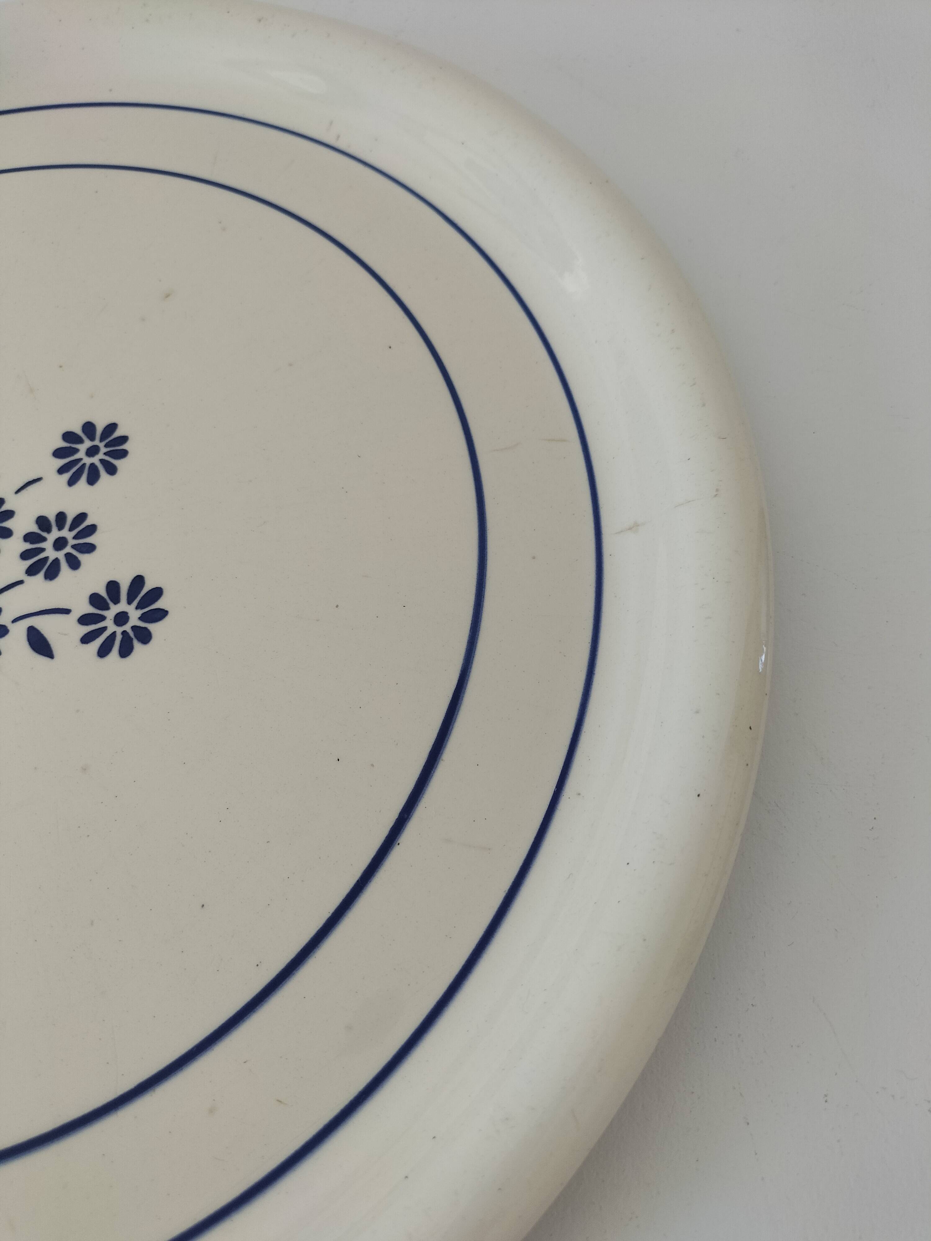 Large round dish K & G Lunéville model Martine