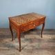 Dame dressing table with Louis XV style flap inlaid in precious wood NINETEENTH