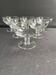 6 blown crystal bowls – Art Deco