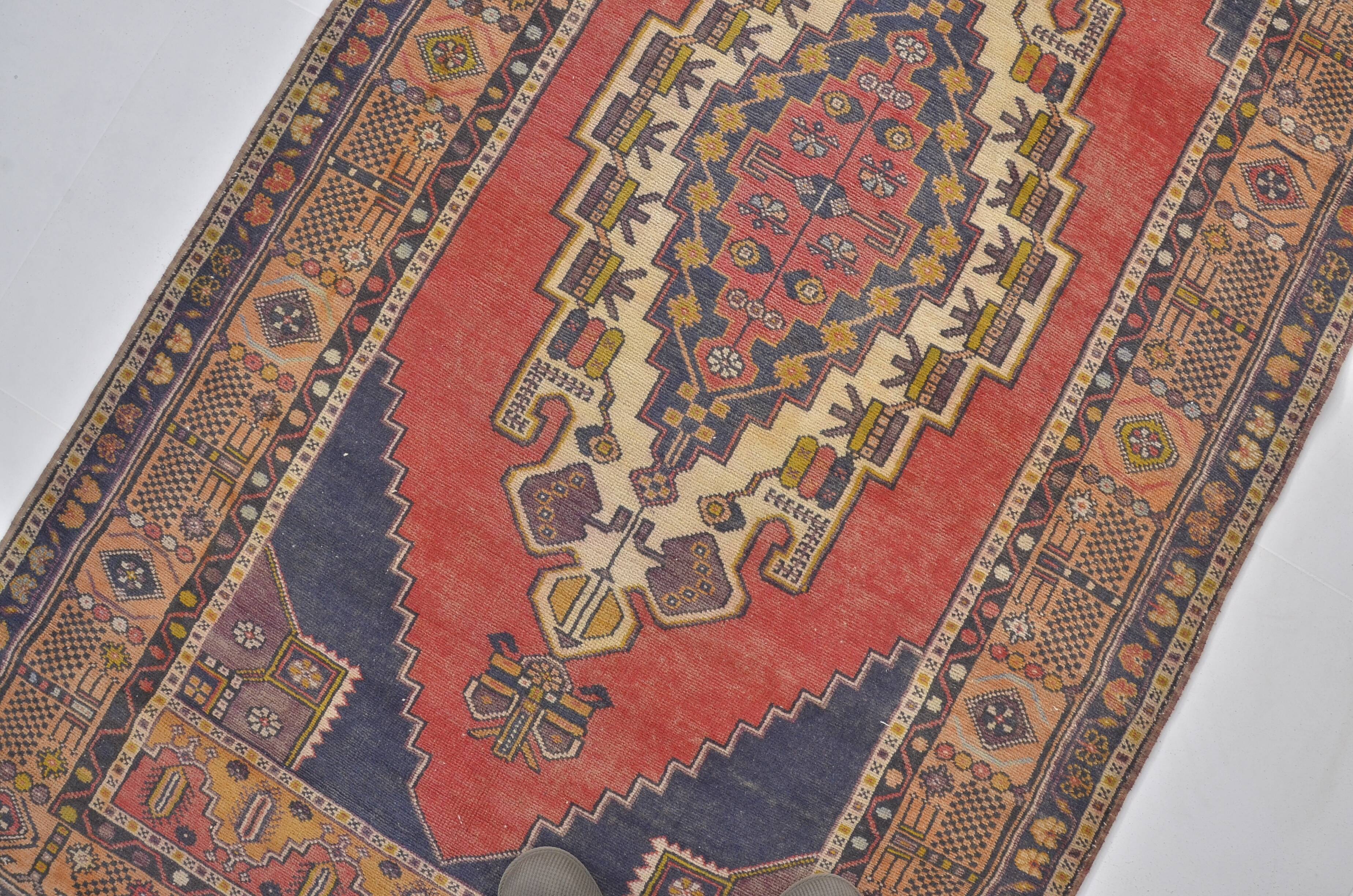 Turkish Vintage Oushak Rug sku a7