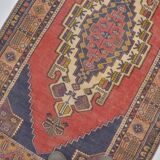 Turkish Vintage Oushak Rug sku a7