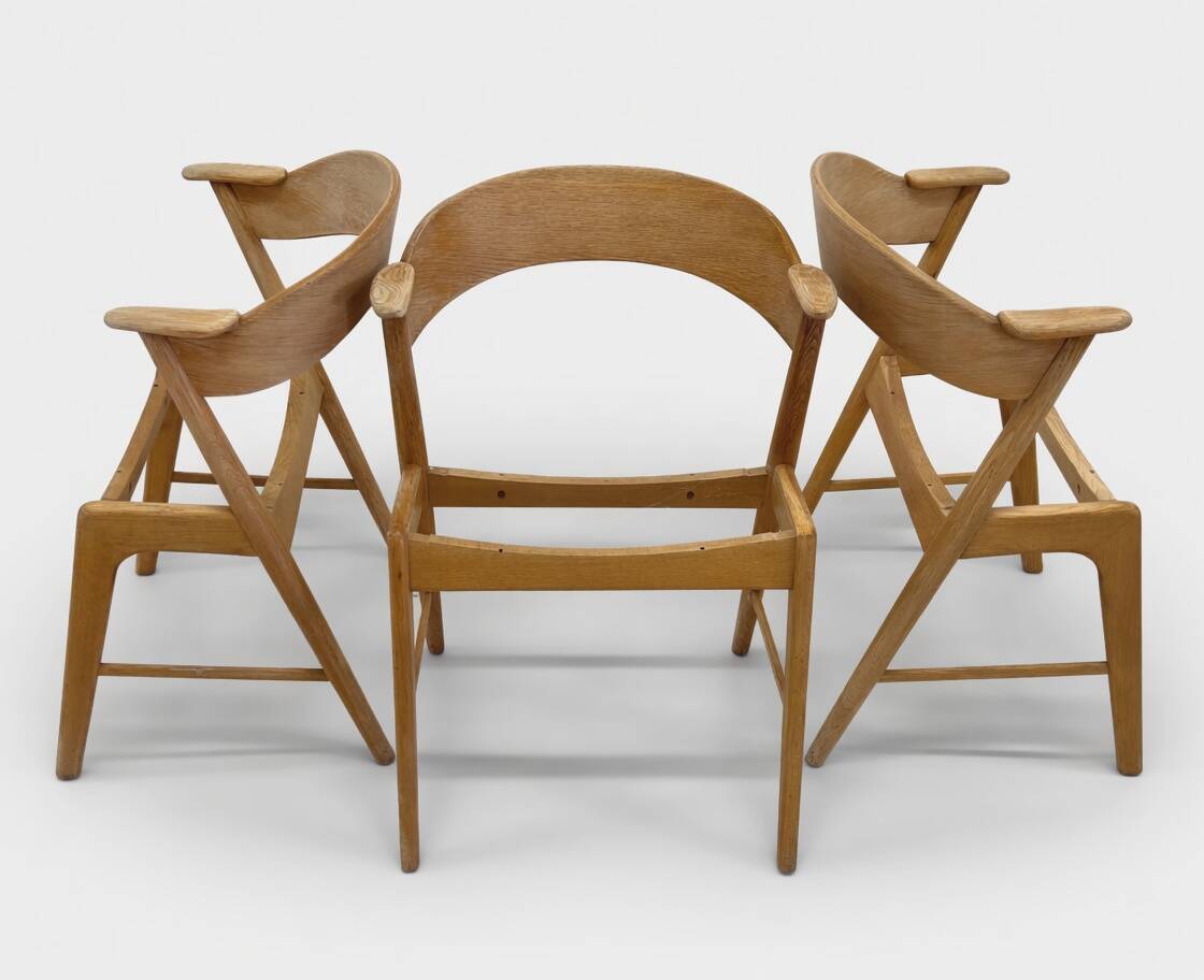 Kai Kristiansen Model 32 Dining Chairs, Korup Møbelfabrik.
