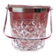 Crystal ice bucket, vintage.